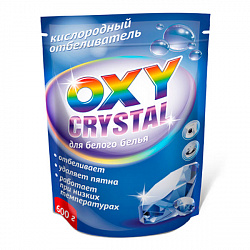 Oxy crystal 600г Кислородный отбеливатель для белого белья дой-пак