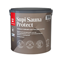 Защитный состав для саун Tikkurila Supi Sauna Protect (Супи Сауна Протект), база EP, 2,7 л