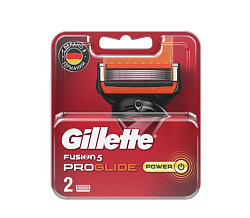 GILLETTE Кассеты FUSION PROGLIDE Power (2шт.)