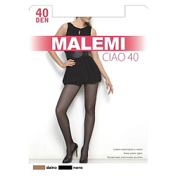 Колготки Malemi Ciao 40 den Nero черные, размеры 2