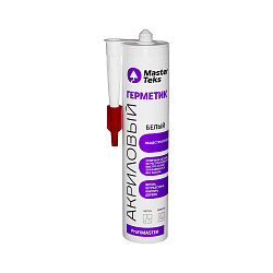 Акриловый герметик MasterTeks Profimaster 9612892, 290 мл, белый