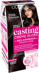 L`OREAL КАСТИНГ КРЕМ ГЛОСС 200 Чёрный кофе
