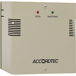 Блок питания бесперебойного AccordTec ББП-40, 12В, 4А, металл