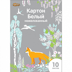 Картон белый  10л ,А4, Живая природа, немелованный