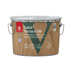 Масло для террас Tikkurila Valtti Terrace Oil (Валтти Террас Ойл), база ЕС, бесцветное, 9 л