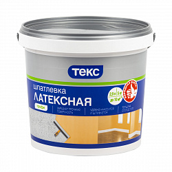 Шпатлевка латексная Текс Профи, белая, 5 кг