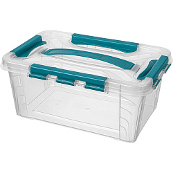 Универсальный Ящик для хранения Econova Grand Box с замками и ручкой, 4,2 л 433200102