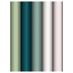 Упаковочная бумага глянц. 70*100см, MESHU "Serene colors", 80г/м2, ассорти 5 дизайнов