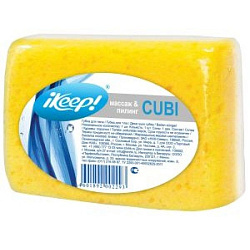 Губка для тела iKeep Cubi массажная