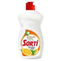 SORTI 450мл Бальзам для мытья посуды Апельсин Мята