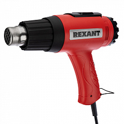 Фен строительный REXANT, 230 В/1600 Вт "MASTER" с терморегулятором и ЖК-дисплеем