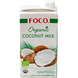 Напиток растительный FOCO Organic молоко кокосовое Tetra Pak 0,5л