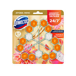 Блок для унитаза Domestos Power 5 Экзотический букет 3шт x 50гр
