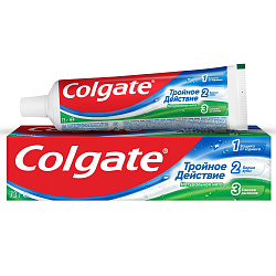 COLGATE Зубная паста Тройное действие Натуральная мята комплексная 50мл