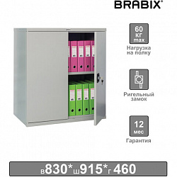 Шкаф металлический (антресоль) Brabix MK 08/46  830х915х460 мм 1 полка, разборный