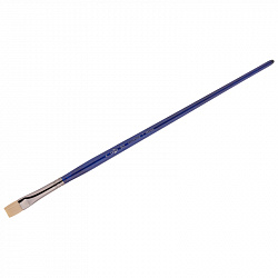 Кисть художественная синтетика упругая Гамма "Манеж", плоская №6, длинная ручка