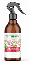 SYNERGETIC 380мл Освежитель воздуха Миндаль и яблоневый цвет Гипоаллергенный нейтрализатор запахов