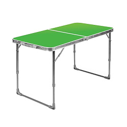 Стол складной туристический Nika ССТ- 6/3, пластик влагостойкий зеленый, 102 x 50 см