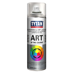 Аэрозольный универсальный акриловый лак Tytan Professional Art of the color, матовый, 400 мл