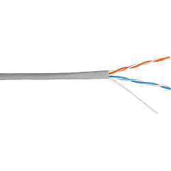 Кабель TWT TWT-5EUTP2-GY 2 пары, Кат.5e, PVC, 305 метров, серый