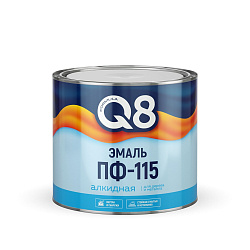 Эмаль ПФ-266 для пола алкидная Formula Q8, глянцевая, 1,8 кг, желто-коричневая