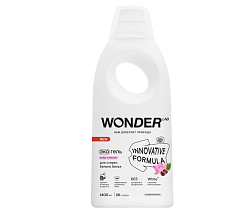 Экогель Wonder lab Лотос/Вишня для стирки белого белья, 1400 мл