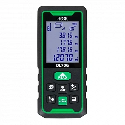 Дальномер лазерный с угломером RGK DL70G (778183)