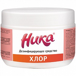 Дезинфицирующее средство Ника "Хлор", 100 таб., 0,3 кг