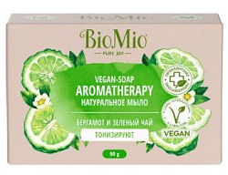 BioMio BIO-SOAP натуральное мыло. Зеленый чай и эфирное масло Бергамота, 90 г.