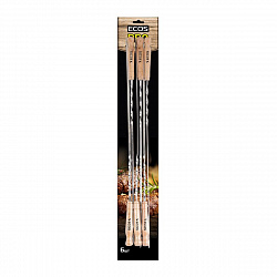 Шампуры с деревянными ручками Ecos 23021D, 60 см, 6 шт
