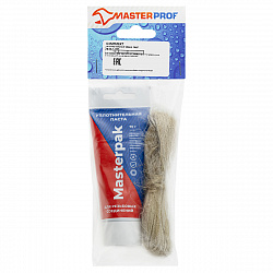 Комплект для герметизации Masterpak, паста уплотнительная 70 г + лен, туба