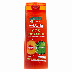 GARNIER Fructis 250мл Шампунь для волос SOS Восстановление для секущихся и поврежденных волос TOP SKU