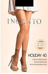 Носки Incanto Trendy Net 40 den Nero черные 2 пары