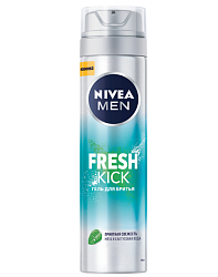 NIVEA Гель для бритья Экстремальная свежесть FRESH KICK 200мл