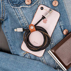 USB-Lightning кабель для iPhone/denim/1m/REXANT
