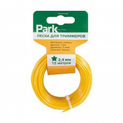 Леска для триммера Звезда PARK 2,4 мм x 15 м Россия