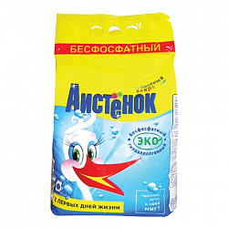 АИСТЁНОК 4000г Стиральный порошок бесфосфатный для всех типов стирки