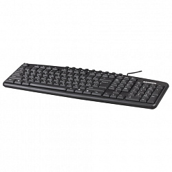 Клавиатура проводная SONNEN KB-8137, USB, 104 клавиши + 12 дополнительных, мультимедийная, черная, 512652