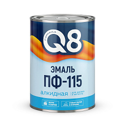 Эмаль ПФ-266 для пола алкидная Formula Q8, глянцевая, 0,8 кг, красно-коричневая