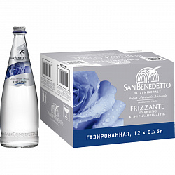 Вода минеральная San Benedetto газ стекло 0,75 л