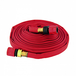 Шланг для полива Feona, тканевый с латунными фитингами 3/4", 30 м