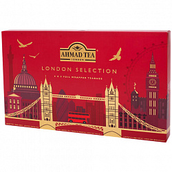 Чай Ahmad Tea London Selection ассорти 8 вкусов, набор 40 пакетиков