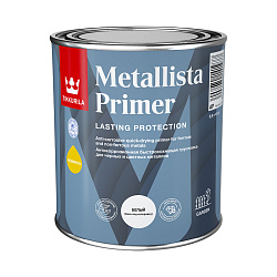 Грунтовка антикоррозийная Tikkurila Metallista Primer (Металлиста Праймер), 0,9 л, белая, база AP