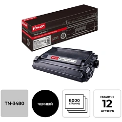 Тонер-картридж Комус TN-3480 чер.пов.емк. для Brother HL-L6300/DCP-L5500