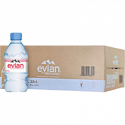 Вода минеральная Evian ПЭТ негаз. 0,33л