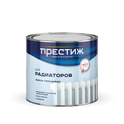 Эмаль для радиаторов Престиж, алкидная, глянцевая, белая, 1,9 кг