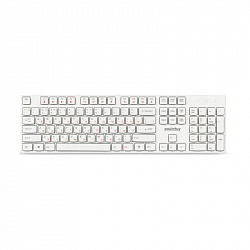 Клавиатура Smartbuy ONE 238 проводная мультимедийная USB белая (SBK-238U-W)