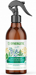 SYNERGETIC 380мл Освежитель воздуха Ягоды можж-ка и ангелика Гипоаллергенный нейтрализатор запахов