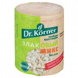 Хлебцы Dr.Körner Злаковый микс хрустящие 90г