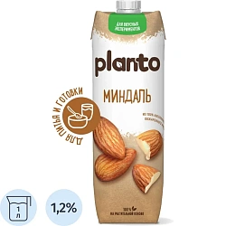 Напиток растительный Planto миндальный 1,2% 1л